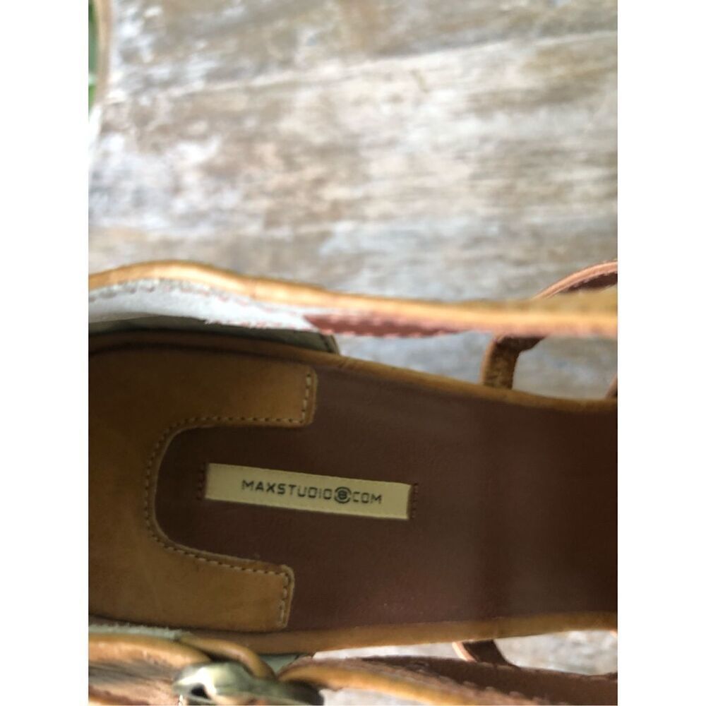 Max Studio Hidden Platform Leather Brown Mary Jan… - image 7